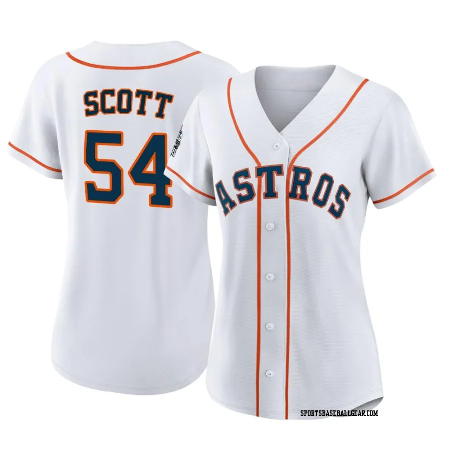 Tayler Scott Women's Houston Astros White Authentic 2022 World Series Home Jersey