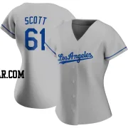 Tayler Scott Women's Los Angeles Dodgers Gray Replica Road Jersey