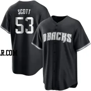 Tayler Scott Youth Arizona Diamondbacks Black/White Replica Jersey