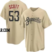 Tayler Scott Youth Arizona Diamondbacks Gold Replica 2021 City Connect Cool Base Jersey
