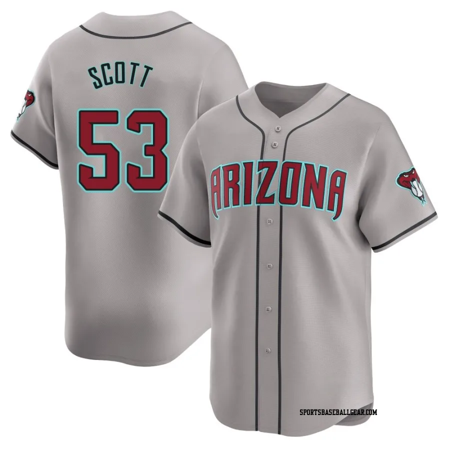 Tayler Scott Youth Arizona Diamondbacks Gray Limited Away Jersey