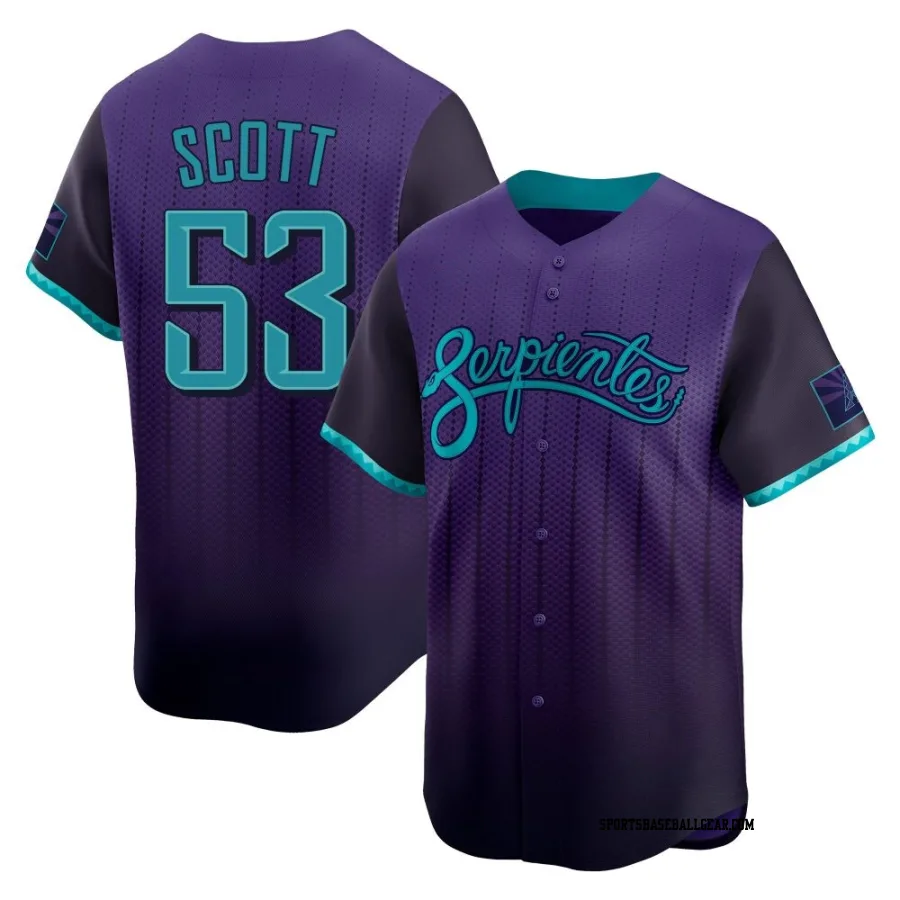 Tayler Scott Youth Arizona Diamondbacks Purple Limited 2025 City Connect Jersey