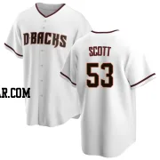 Tayler Scott Youth Arizona Diamondbacks White Replica Home Jersey