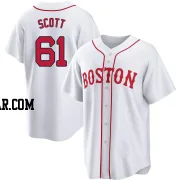 Tayler Scott Youth Boston Red Sox White Replica 2021 Patriots' Day Jersey