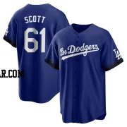 Tayler Scott Youth Los Angeles Dodgers Royal Replica 2021 City Connect Jersey