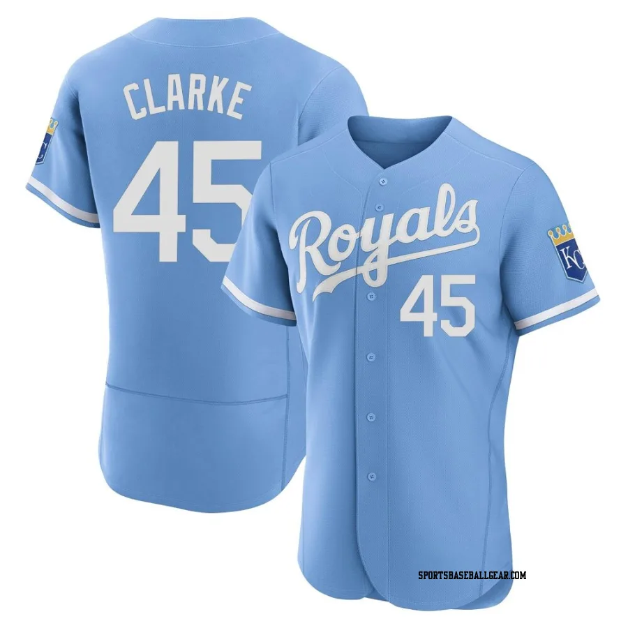 Taylor Clarke Men's Kansas City Royals Light Blue Authentic 2022 Alternate Jersey