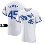 Taylor Clarke Men's Kansas City Royals White Authentic 2022 Home Jersey