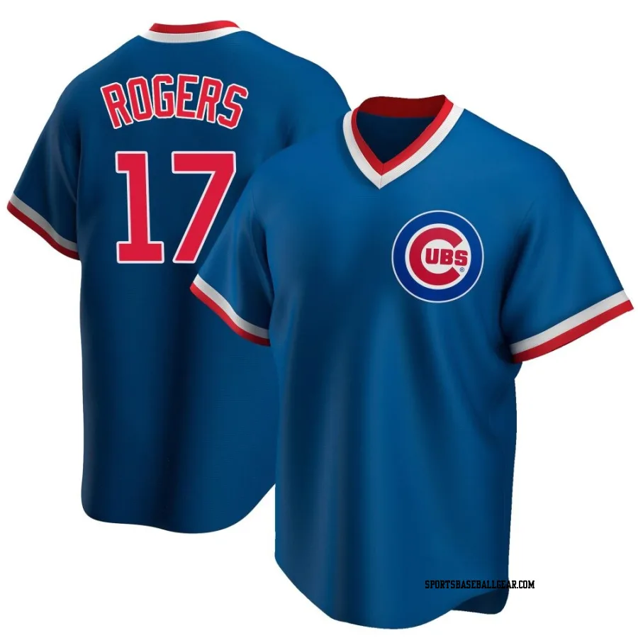 Taylor Rogers Men's Chicago Cubs Royal Replica Road Cooperstown Collection Jersey