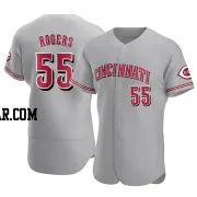 Taylor Rogers Men's Cincinnati Reds Gray Authentic Road Jersey
