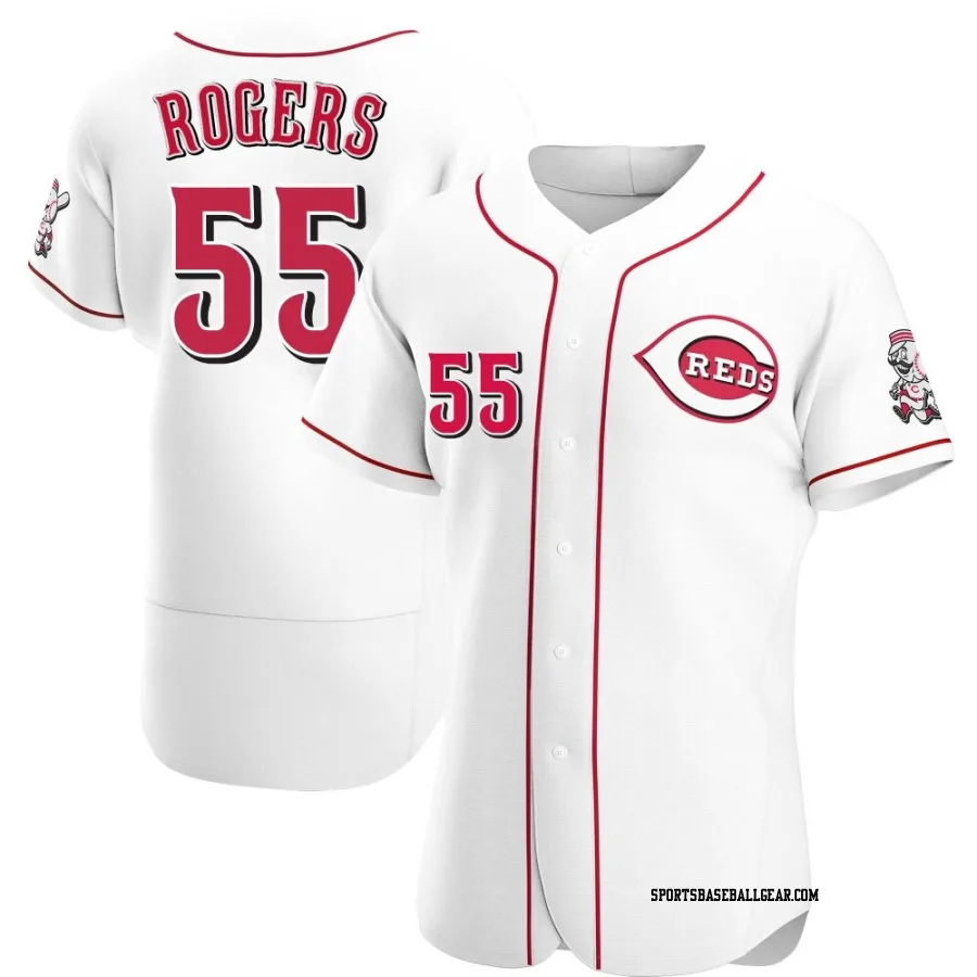 Taylor Rogers Men's Cincinnati Reds White Authentic Home Jersey