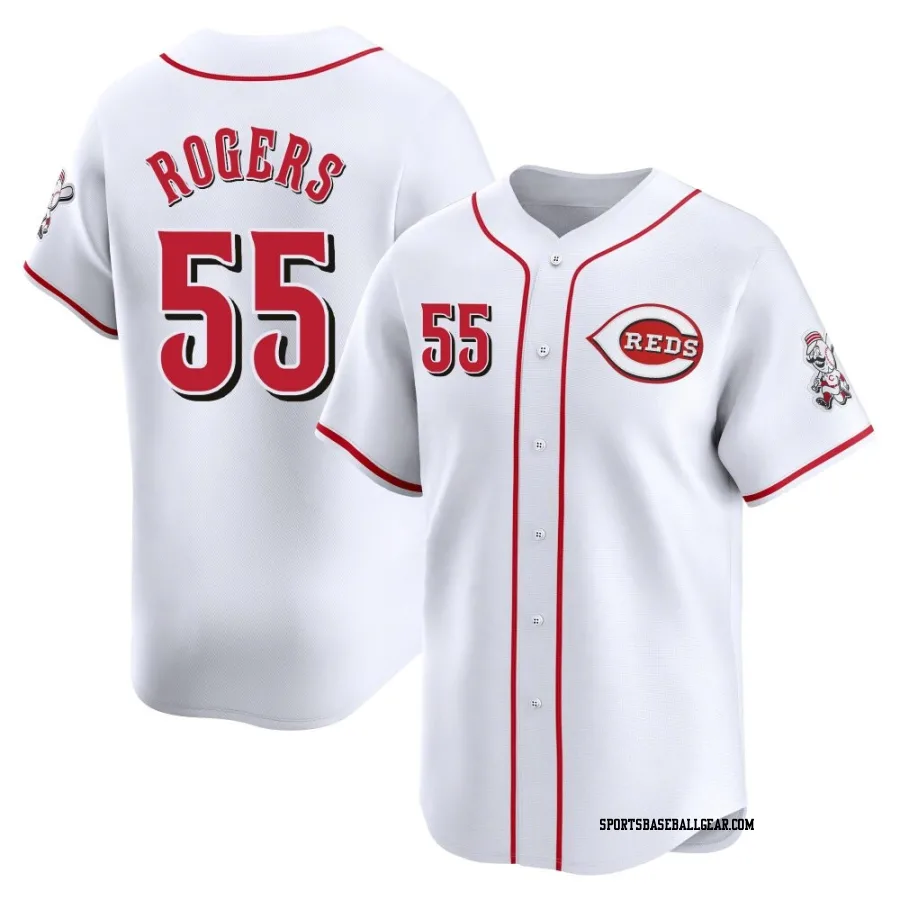Taylor Rogers Men's Cincinnati Reds White Limited Home Jersey