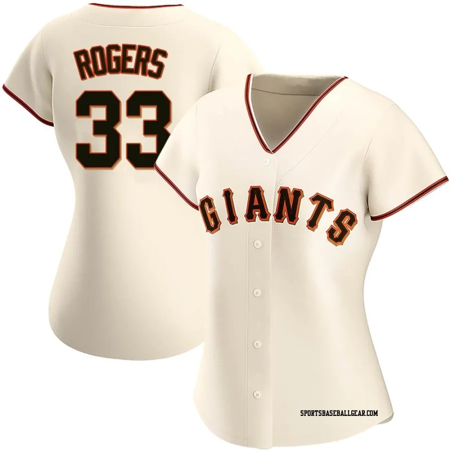 Taylor Rogers Women's San Francisco Giants Cream Authentic Home Jersey