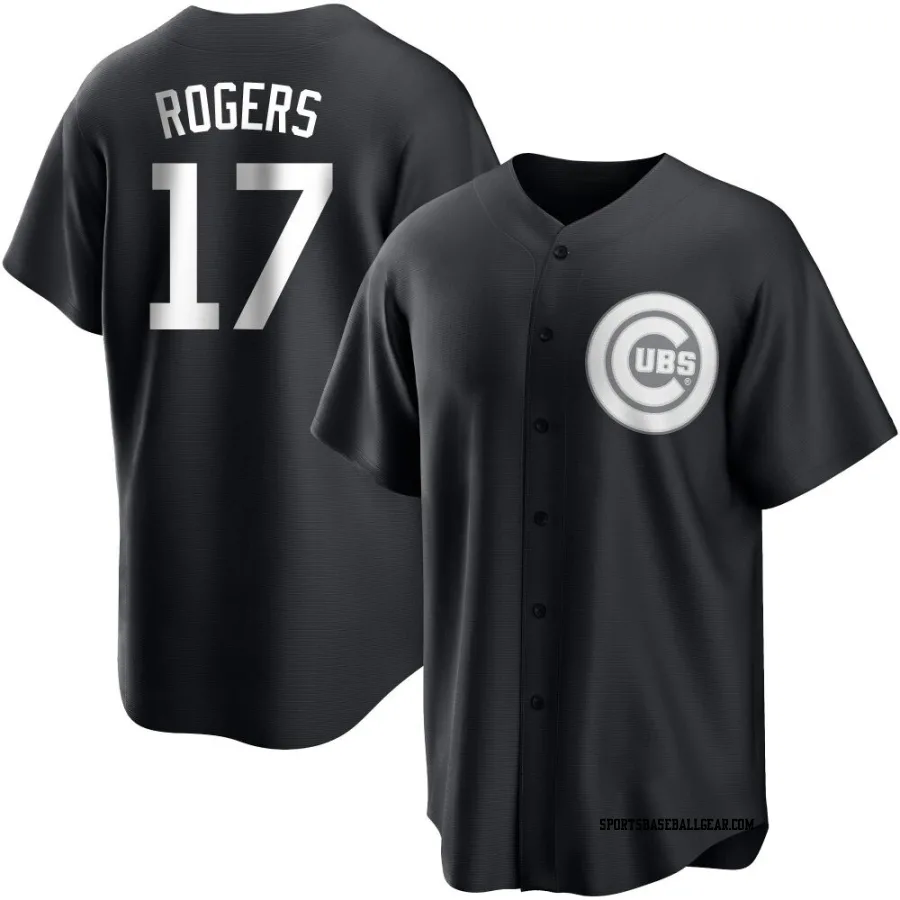 Taylor Rogers Youth Chicago Cubs Black/White Replica Jersey