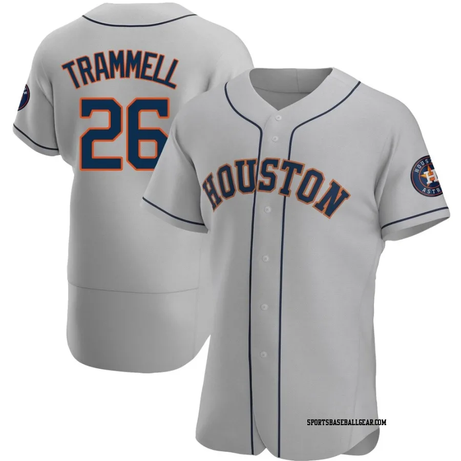 Taylor Trammell Men's Houston Astros Gray Authentic Road Jersey