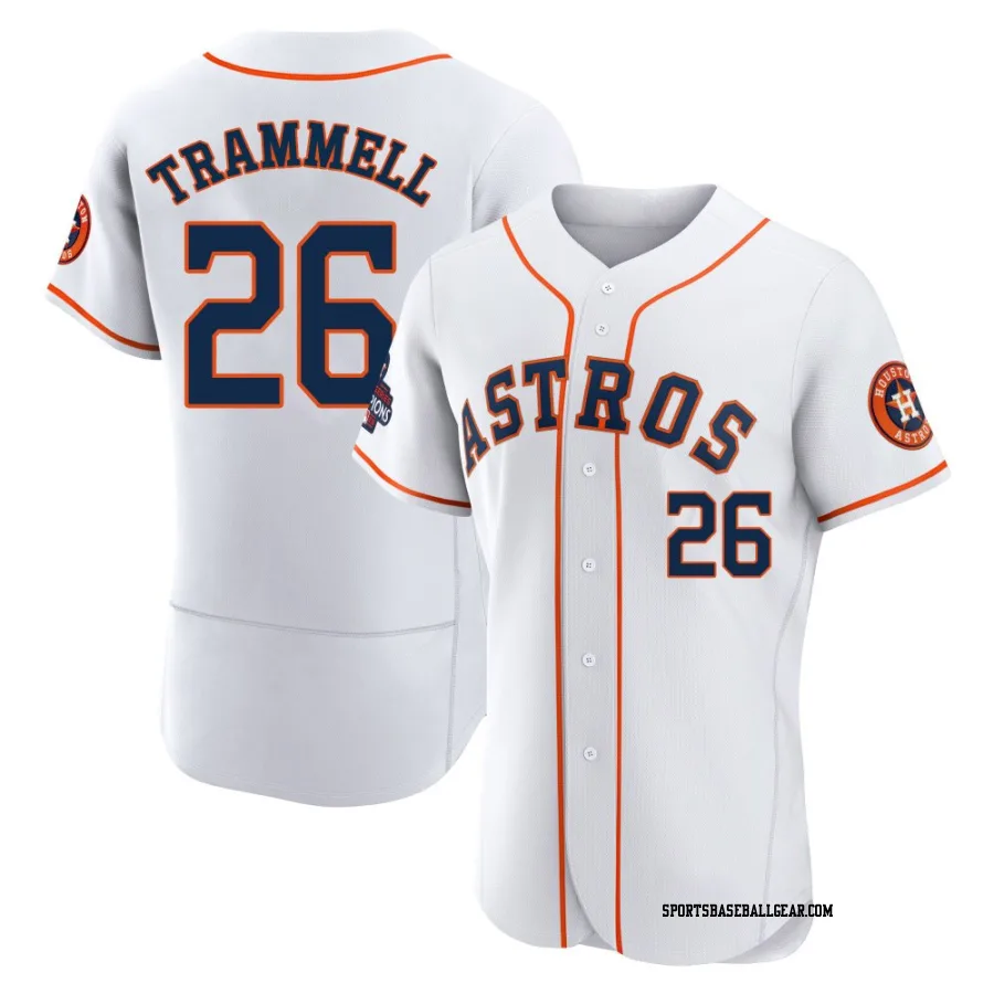 Taylor Trammell Men's Houston Astros White Authentic 2022 World Series Champions Home Jersey