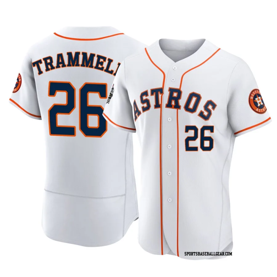 Taylor Trammell Men's Houston Astros White Authentic 2022 World Series Home Jersey