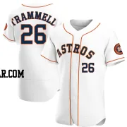 Taylor Trammell Men's Houston Astros White Authentic Home Jersey