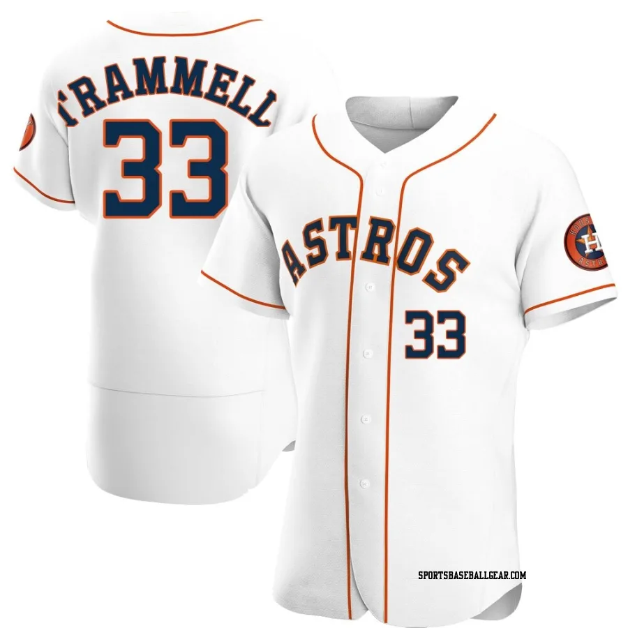 Taylor Trammell Men's Houston Astros White Authentic Home Jersey