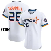 Taylor Trammell Men's Houston Astros White Elite 2025 City Connect Jersey