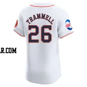 Taylor Trammell Men's Houston Astros White Elite Home Patch Jersey