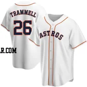 Taylor Trammell Men's Houston Astros White Replica Home Jersey
