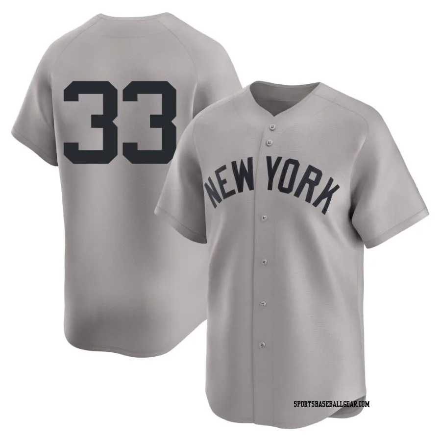 Taylor Trammell Men's New York Yankees Gray Limited Away 2nd Jersey