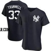 Taylor Trammell Men's New York Yankees Navy Authentic Alternate Jersey