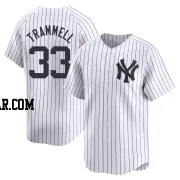 Taylor Trammell Men's New York Yankees White Limited Yankee Home Jersey