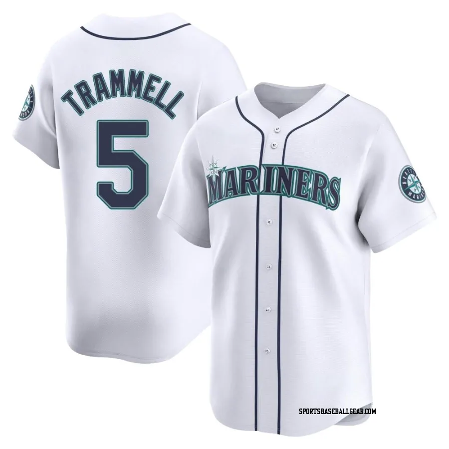 Taylor Trammell Men's Seattle Mariners White Limited Home Jersey