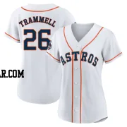 Taylor Trammell Women's Houston Astros White Authentic 2022 World Series Champions Home Jersey