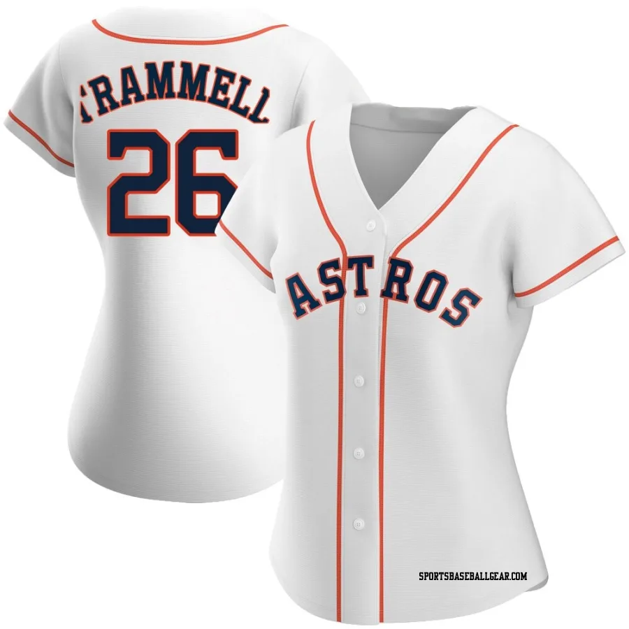 Taylor Trammell Women's Houston Astros White Authentic Home Jersey