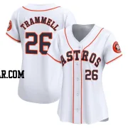 Taylor Trammell Women's Houston Astros White Limited Home Jersey