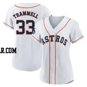 Taylor Trammell Women's Houston Astros White Replica 2022 World Series Champions Home Jersey