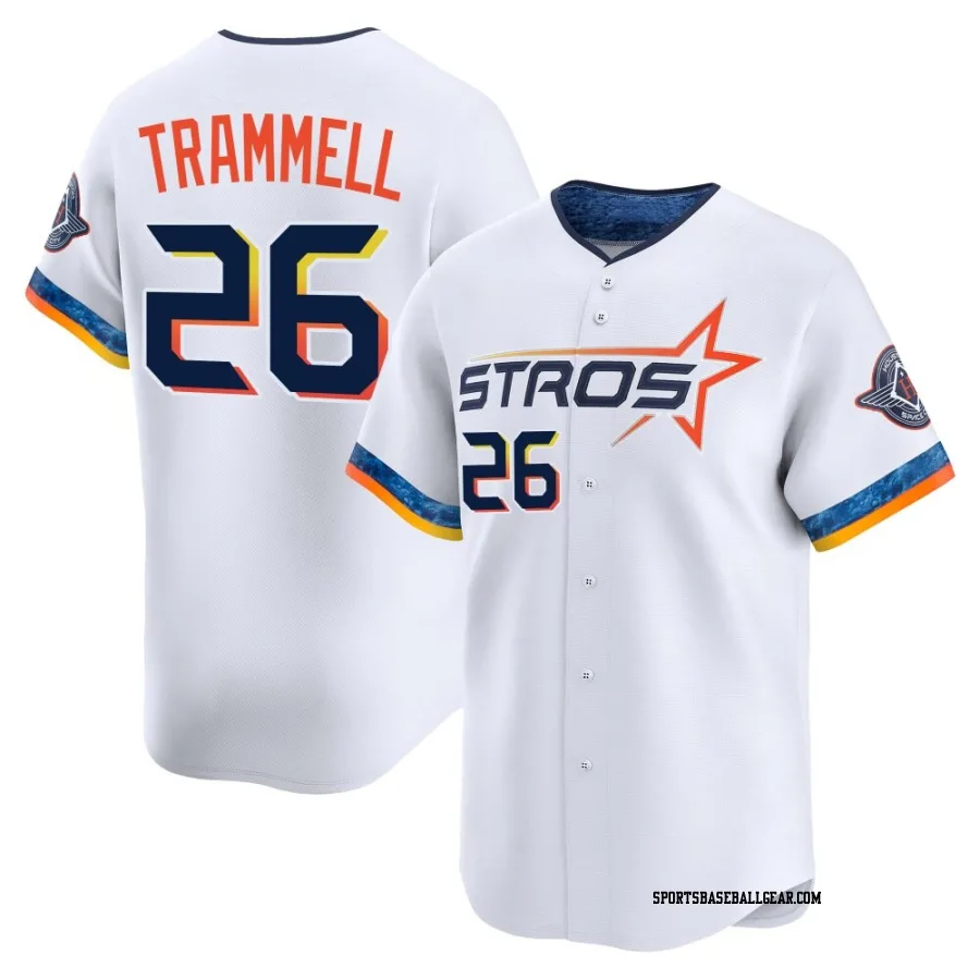 Taylor Trammell Youth Houston Astros White Limited 2025 City Connect Jersey