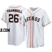 Taylor Trammell Youth Houston Astros White Replica 2022 World Series Home Jersey
