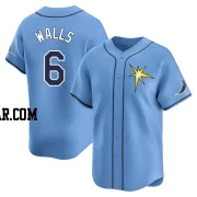 Taylor Walls Men's Tampa Bay Rays Light Blue Limited Alternate Jersey