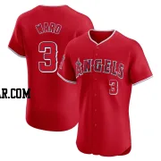 Taylor Ward Men's Los Angeles Angels Red Elite Alternate Jersey