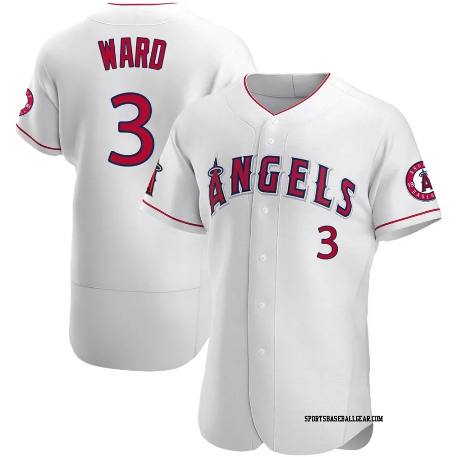Taylor Ward Men's Los Angeles Angels White Authentic Jersey