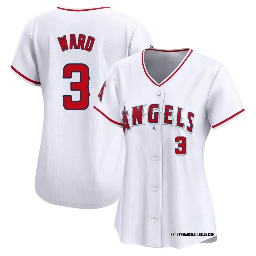 Taylor Ward Women's Los Angeles Angels White Limited Home Jersey