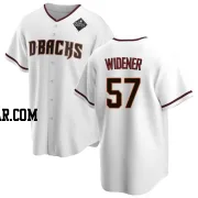 Taylor Widener Men's Arizona Diamondbacks White Replica Home 2023 World Series Jersey