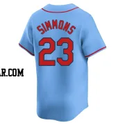 Ted Simmons Youth St. Louis Cardinals Light Blue Limited Alternate Jersey