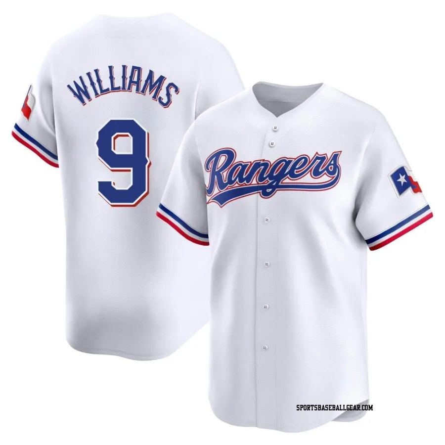 Ted Williams Men's Texas Rangers White Limited Home Jersey