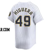 Teddy Higuera Men's Milwaukee Brewers White Limited Alternate Jersey