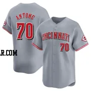 Tejay Antone Men's Cincinnati Reds Gray Limited Away Jersey
