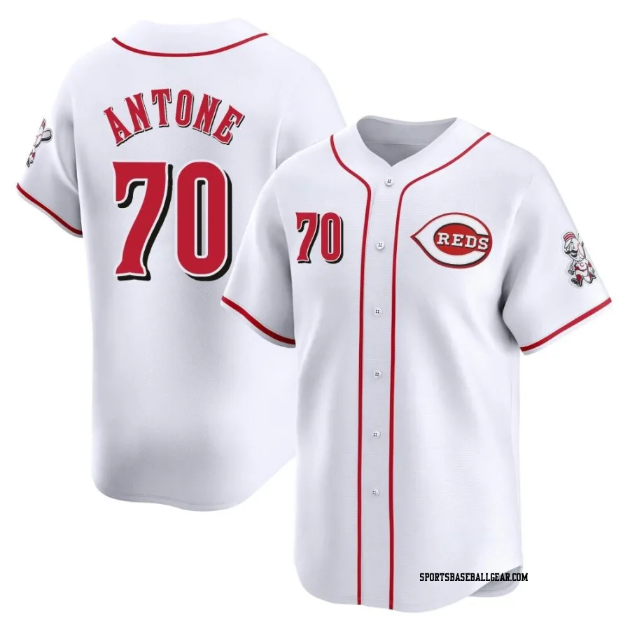 Tejay Antone Youth Cincinnati Reds White Limited Home Jersey