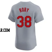 Tekoah Roby Men's St. Louis Cardinals Gray Elite Road Jersey