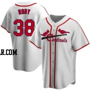 Tekoah Roby Men's St. Louis Cardinals White Home Cooperstown Collection Jersey