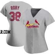 Tekoah Roby Women's St. Louis Cardinals Gray Authentic Road Jersey