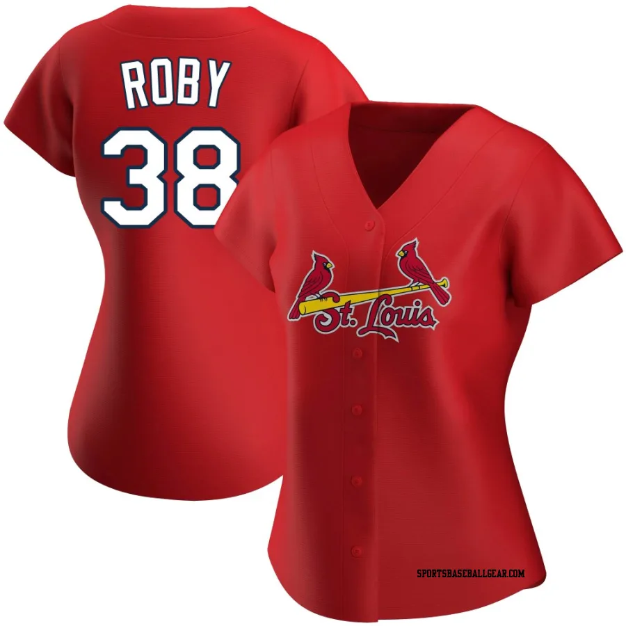 Tekoah Roby Women's St. Louis Cardinals Red Authentic Alternate Jersey