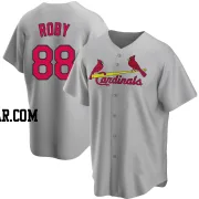 Tekoah Roby Youth St. Louis Cardinals Gray Replica Road Jersey